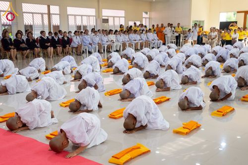 ภาพ No.58527:โครงการบรรพชาสามเณร ภาคฤดูร้อน เฉลิมพระเกียรติพระบาทสมเด็จพระเจ้าอยู่หัว เนื่องในโอกาส พระราชพิธีมหามงคลเฉลิมพระชนมพรรษา 6 รอบ 28 กรกฎาคม พ.ศ. 2567 ระหว่างวันที่ 20 เมษายน ถึง 6 พฤษภาคม 2567 ณ วัดกลางธนรินทร์ (ธรรมอุทยานบ้านแป้ง)