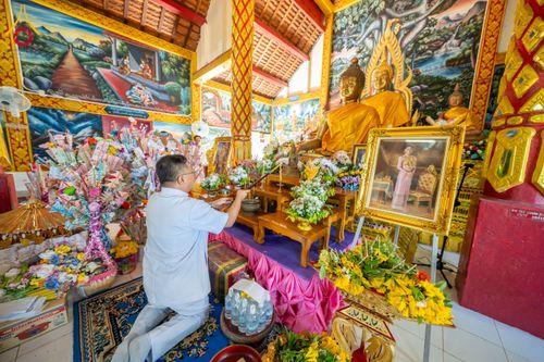 ภาพ No.171024:พิธีทอดกฐิน ณ วัดห้วยทราย จ.เชียงใหม่ ในโครงการกฐินสามัคคีทั่วไทย 30,000 วัด บูชาธรรม 80 ปี หลวงพ่อธัมมชโย โดยคณะศิษยานุศิษย์วัดพระธรรมกาย วันที่ 27 ตุลาคม พ.ศ. 2567