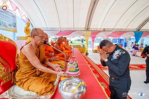 ภาพ No.161026:พิธีถวายมหาสังฆทาน 31 วัด , พิธีบุพเปตพลี , พิธีไถ่ชีวิตโค และ ปล่อยพันธ์ุปลาจำนวน 50,000 ชีวิต ณ ศูนย์การศึกษาจอมบึง ต.รางบัว อ.จอมบึง จ.ราชบุรี วันที่ 28 กันยายน พ.ศ. 2567