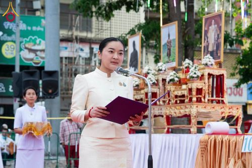 ภาพ No.210242:วันอาทิตย์ที่ 9 มีนาคม พ.ศ. 2568 พ่อเมืองโคราชจัดตักบาตรพระหมื่น ทำบุญเมือง 557 ปี