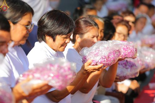 ภาพ No.188725:พิธีต้อนรับพระธรรมยาตรา ในโครงการธรรมยาตรา กตัญญูบูชา มหาปูชนียาจารย์ พระมงคลเทพมุนี(สด จนฺทสโร) พระผู้ปราบมาร อนุสรณ์สถาน 7 แห่ง ปีที่ 13 วันที่ 3 มกราคม พ.ศ. 2568 ณ อนุสรณ์สถานมหาวิหารพระมงคลเทพมุนี (โลตัสแลนด์) อ.สองพี่น้อง จ.สุพรรณบุรี