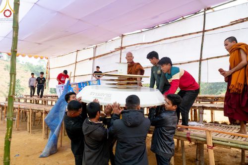 ภาพ No.127137:Photo Story ปฐมบรรพชาชาวพุทธมาร์มา เริ่ม วันที่ 2 กุมภาพันธ์ พ.ศ. 2567 ณ วัดธัมจักร อรัญกุฏิ เมืองรัมการ์ คาร์กาชารี บังกลาเทศ