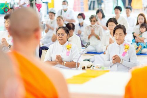 ภาพ No.119889:พิธีถวายภัตตาหารเป็นสังฆทาน แด่คณะพระธรรมยาตรา ปีที่ 12 วันที่ 28 มกราคม พ.ศ. 2567 ณ อนุสรณ์สถานบางปลา จ.นครปฐม