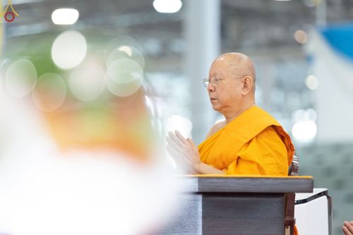 ภาพ No.76898:พิธีบูชาข้าวพระ ในวันมาฆบูชา อาทิตย์ต้นเดือนที่ 6 มีนาคม พ.ศ. 2566 ณ วัดพระธรรมกาย จ.ปทุมธานี