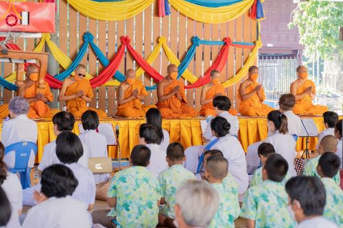 ภาพ No.106537:พิธีทอดผ้าป่าทำนุบำรุงศาสนสถาน ณ วัดใหม่นพรัตน์ ต.เนินมะปราง  อ.สองพี่น้อง จ.สุพรรณบุรี วันที่ 5 มกราคม พ.ศ. 2567