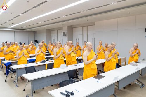 ภาพ No.63389:การสัมมนา World Peace Inner Peace : Lord Buddha 's Social Doctrine to resolve Global Issues ณ อาคาร 100 ปี คุณยายอาจารย์ฯ วัดพระธรรมกาย วันพฤหัสบดี ที่ 25 เมษายน พ.ศ. 2567