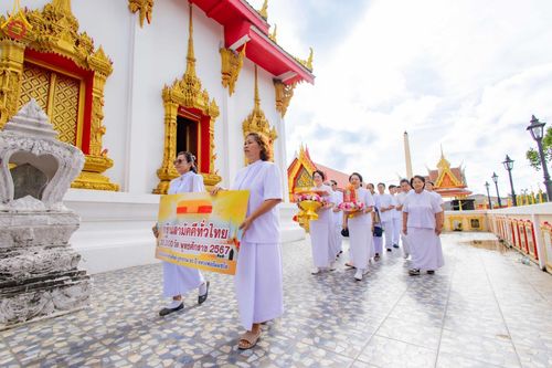 ภาพ No.166148:พิธีทอดกฐิน ณ วัดโพธิ์เลื่อน อ.เมือง จ.ปทุมธานี ในโครงการกฐินสามัคคีทั่วไทย 30,000 วัด บูชาธรรม 80 ปี หลวงพ่อธัมมชโย โดยคณะศิษยานุศิษย์วัดพระธรรมกาย วันที่ 20 ตุลาคม พ.ศ. 2567