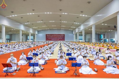 ภาพ No.88232:พิธีทอดผ้าป่าถวายทุนการศึกษาพระภิกษุสามเณรทั่วโลก, มอบโล่ผู้อุปถัมภ์มหาวิทยาลัยฯ ในวันครบรอบสถาปนา 20 ปี มหาวิทยาลัยธรรมกายแคลิฟอร์เนีย (DOU), พิธีถวายมหาสังฆทาน 108 รูป บูชาธรรมมหาปูชนียาจารย์ วันเสาร์ที่ 16 กันยายน พ.ศ. 2566 ณ ห้องแก้วสารพัดนึก1 วัดพระ