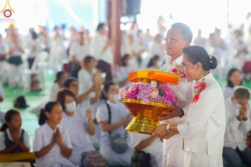 ภาพ No.91564:พิธีทอดผ้าป่า สร้างลานเอนกประสงค์พญานาค 4 ตระกูล จุดประทีปโคมลาน ถวายเป็นพุทธบูชา  สร้างความสว่างไสวให้กับแผ่นดินด้วยแสงธรรม วันอาทิตย์ที่ 29 ตุลาคม พ.ศ. 2566 ณ พุทธอุทยานนานาชาติ จังหวัดหนองคาย