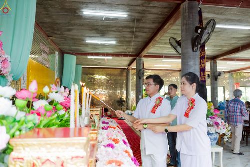 ภาพ No.268965:วันที่ 25 ตุลาคม พ.ศ. 2568 พิธีทอดกฐินสามัคคีทั่วไทย ณ วัดท่าโป๊ะ จ.กาญจนบุรี โดยคณะศิษยานุศิษย์ บูชาธรรม 81 ปี หลวงพ่อธัมมชโย