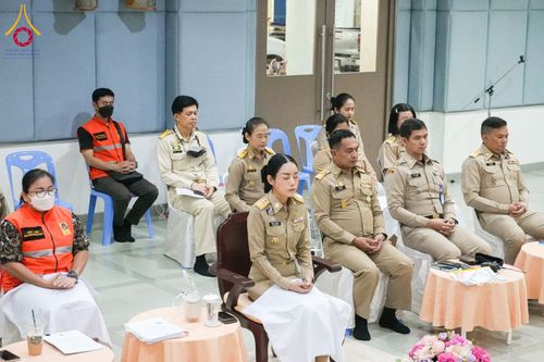 ภาพ No.122945:อำเภอคลองหลวง จัดประชุมกำนัน ผู้ใหญ่บ้าน แพทย์ประจำตำบล ผู้ช่วยผู้ใหญ่บ้าน สารวัตรกำนัน ฯลฯ ประจำเดือนกุมภาพันธ์ พ.ศ. 2567 ณ วัดพระธรรมกาย