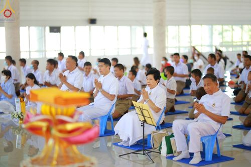 ภาพ No.97526:พิธีทอดกฐินสามัคคีเพื่อสร้างกำแพงแก้ว ณ ธุดงคสถานนครสวรรค์  วันที่ 19 พฤศจิกายน พ.ศ. 2566