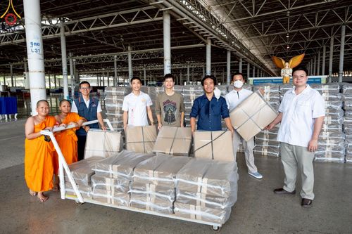 ภาพ No.218587:วันพฤหัสบดีที่ 17 เมษายน พ.ศ. 2568 การเตรียมงานในลานธรรม , สภาธรรมกายสากล , วิหารคด  เพื่องานวันคุ้มครองโลก 22 เมษายน พ.ศ. 2568