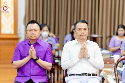 ภาพ No.226937:วันศุกร์ที่ 30 พฤษภาคม พ.ศ. 2568 เครือข่าย “โครงการวัด ประชา รัฐ สร้างสุข” ทั่วประเทศ จัดกิจกรรมเฉลิมพระเกียรติสมเด็จพระนางเจ้าฯ พระบรมราชินี ณ หอประชุมเฉลิมพระเกียรติฯ วัดเขียนเขต พระอารามหลวง อ.ธัญบุรี จ.ปทุมธานี