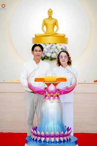 ภาพ No.241654:วันอาทิตย์ที่ 24 สิงหาคม พ.ศ. 2568 พิธีทอดผ้าป่า ฉลองครบรอบ 10 ปี ศูนย์ปฏิบัติธรรมพัทลุง