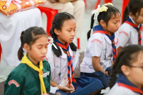 ภาพ No.114398:พิธีทอดผ้าป่าทำนุบำรุงศาสนสถาน ณ วัดโบสถ์บน ต.บางคูเวียง อ.บางกรวย จ.นนทบุรี วันที่ 18 มกราคม พ.ศ. 2567