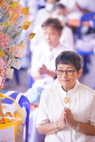 ภาพ No.114696:พิธีทอดผ้าป่าทำนุบำรุงศาสนสถาน ณ วัดปรางค์หลวง ต.บางม่วง อ.บางใหญ่ จ.นนทบุรี วันที่ 18 มกราคม พ.ศ. 2567