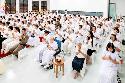 ภาพ No.314569:วันศุกร์ที่ 20 มีนาคม พ.ศ. 2569 พิธีบำเพ็ญกุศล คุณพ่อณรงค์ จินตมากุล โยมบิดา พระครูปลัดรัตนวีรวัฒน์ (รังสฤษดิ์ อิทฺธิจินตโก) ที่ปรึกษาเจ้าคณะจังหวัดปทุมธานี เจ้าอาวาสวัดพระธรรมกาย  ณ ห้องปลูกศรัทธา 2 วัดพระธรรมกาย ปทุมธานี