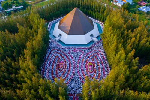 โครงการธรรมยาตรา เส้นทางพระผู้ปราบมาร ปีที่ 7 ณ อนุสรณ์สถานพระมงคลเทพมุนี