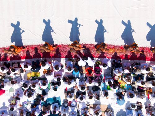 ภาพ No.33350:โครงการธรรมยาตรา เส้นทางพระผู้ปราบมาร ปีที่ 7 ณ วัดพระธรรมกาย