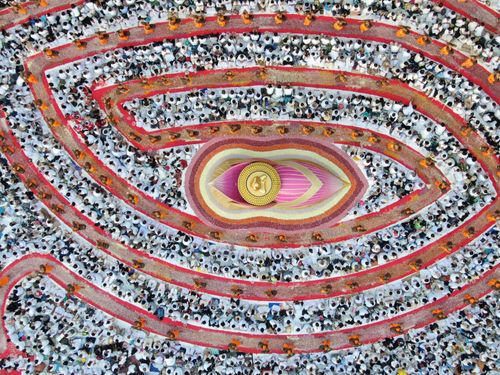 ภาพ No.33537:โครงการธรรมยาตรา เส้นทางพระผู้ปราบมาร ปีที่ 7 ณ อนุสรณ์สถานพระมงคลเทพมุนี