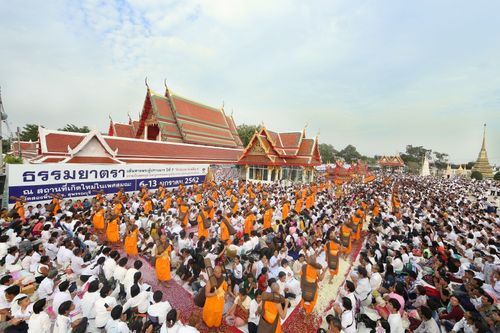 ภาพ No.33716:โครงการธรรมยาตรา เส้นทางพระผู้ปราบมาร ปีที่ 7 ณ วัดสองพี่น้อง