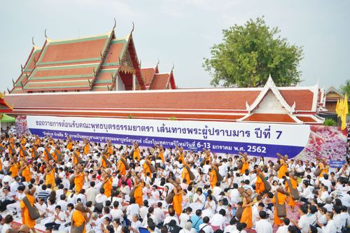 ภาพ No.33786:โครงการธรรมยาตรา เส้นทางพระผู้ปราบมาร ปีที่ 7 ณ วัดสองพี่น้อง