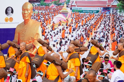 ภาพ No.33776:โครงการธรรมยาตรา เส้นทางพระผู้ปราบมาร ปีที่ 7 ณ วัดสองพี่น้อง