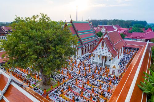 ภาพ No.33596:โครงการธรรมยาตรา เส้นทางพระผู้ปราบมาร ปีที่ 7 ณ วัดสองพี่น้อง