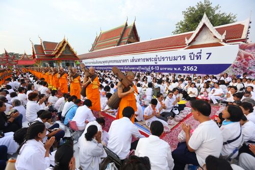 ภาพ No.33697:โครงการธรรมยาตรา เส้นทางพระผู้ปราบมาร ปีที่ 7 ณ วัดสองพี่น้อง
