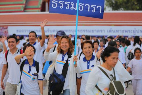 ภาพ No.33693:โครงการธรรมยาตรา เส้นทางพระผู้ปราบมาร ปีที่ 7 ณ วัดสองพี่น้อง