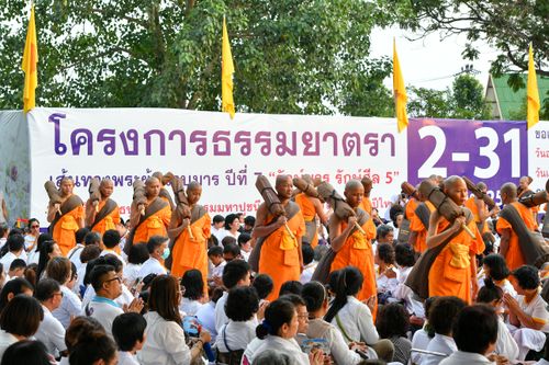 ภาพ No.33684:โครงการธรรมยาตรา เส้นทางพระผู้ปราบมาร ปีที่ 7 ณ วัดสองพี่น้อง