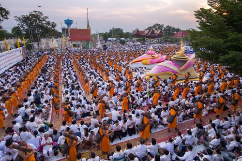 ภาพ No.33681:โครงการธรรมยาตรา เส้นทางพระผู้ปราบมาร ปีที่ 7 ณ วัดสองพี่น้อง