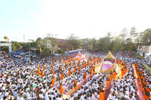 ภาพ No.34013:โครงการธรรมยาตรา เส้นทางพระผู้ปราบมาร ปีที่ 7 ณ วัดโบสถ์บน