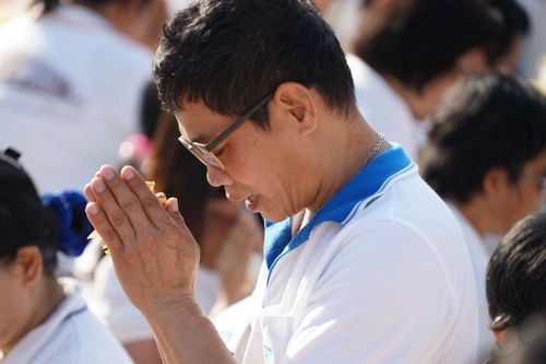 ภาพ No.34098:โครงการธรรมยาตรา เส้นทางพระผู้ปราบมาร ปีที่ 7 ณ วัดโบสถ์บน