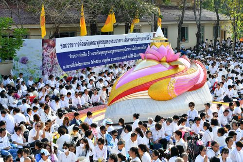 ภาพ No.33949:โครงการธรรมยาตรา เส้นทางพระผู้ปราบมาร ปีที่ 7 ณ วัดโบสถ์บน