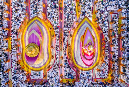 ภาพ No.33828:โครงการธรรมยาตรา เส้นทางพระผู้ปราบมาร ปีที่ 7 ณ วัดโบสถ์บน