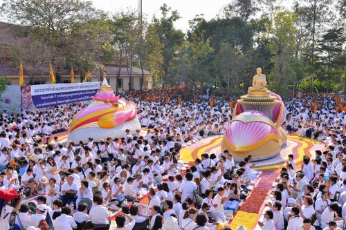 ภาพ No.33950:โครงการธรรมยาตรา เส้นทางพระผู้ปราบมาร ปีที่ 7 ณ วัดโบสถ์บน