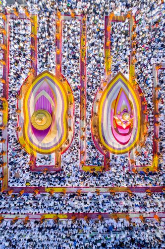 ภาพ No.33826:โครงการธรรมยาตรา เส้นทางพระผู้ปราบมาร ปีที่ 7 ณ วัดโบสถ์บน