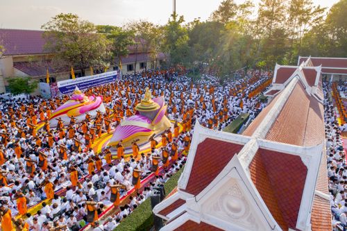 ภาพ No.33831:โครงการธรรมยาตรา เส้นทางพระผู้ปราบมาร ปีที่ 7 ณ วัดโบสถ์บน