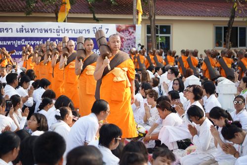 ภาพ No.34100:โครงการธรรมยาตรา เส้นทางพระผู้ปราบมาร ปีที่ 7 ณ วัดโบสถ์บน