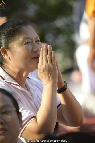 ภาพ No.33806:โครงการธรรมยาตรา เส้นทางพระผู้ปราบมาร ปีที่ 7 ณ วัดโบสถ์บน