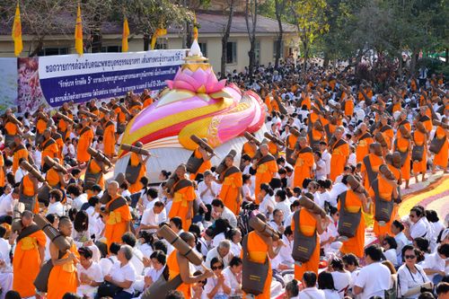 ภาพ No.33961:โครงการธรรมยาตรา เส้นทางพระผู้ปราบมาร ปีที่ 7 ณ วัดโบสถ์บน