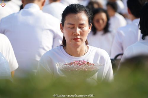 ภาพ No.33812:โครงการธรรมยาตรา เส้นทางพระผู้ปราบมาร ปีที่ 7 ณ วัดโบสถ์บน
