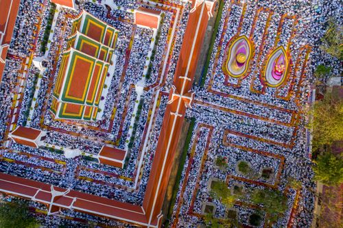 ภาพ No.33836:โครงการธรรมยาตรา เส้นทางพระผู้ปราบมาร ปีที่ 7 ณ วัดโบสถ์บน