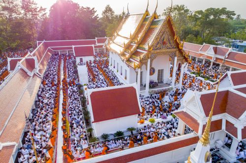 ภาพ No.33838:โครงการธรรมยาตรา เส้นทางพระผู้ปราบมาร ปีที่ 7 ณ วัดโบสถ์บน