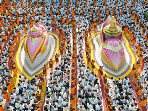 ภาพ No.33931:โครงการธรรมยาตรา เส้นทางพระผู้ปราบมาร ปีที่ 7 ณ วัดโบสถ์บน