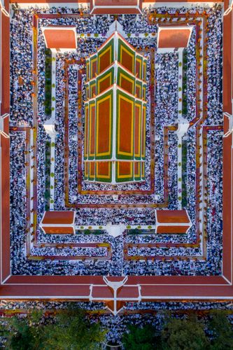 ภาพ No.33840:โครงการธรรมยาตรา เส้นทางพระผู้ปราบมาร ปีที่ 7 ณ วัดโบสถ์บน