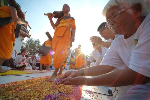 ภาพ No.34067:โครงการธรรมยาตรา เส้นทางพระผู้ปราบมาร ปีที่ 7 ณ วัดโบสถ์บน