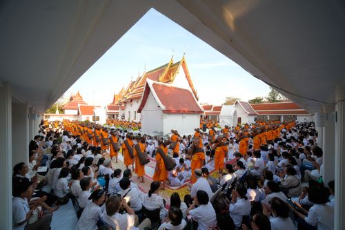 ภาพ No.34069:โครงการธรรมยาตรา เส้นทางพระผู้ปราบมาร ปีที่ 7 ณ วัดโบสถ์บน